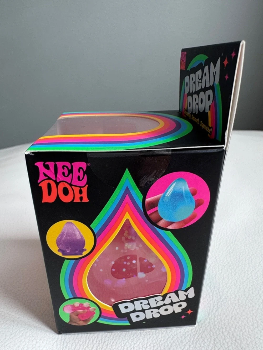 RARE NeeDoh Dream Drop + Stand Pink Squishy TikTok Viral Toy New SHIPS TODAY! - Picture 3 of 7
